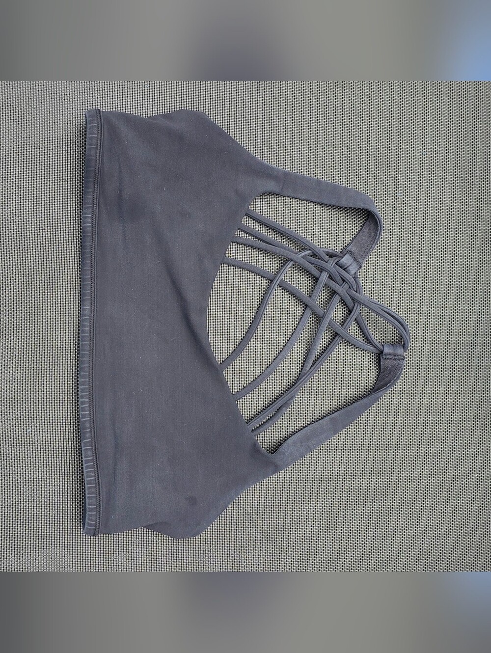 lululemon athletica Black Strappy Back Sports Bra